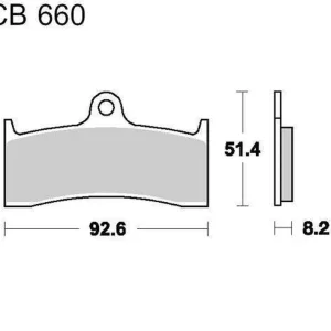 Brzdové destičky LUCAS MCB 660 SV Sleva