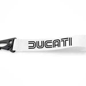 Dokud Zásoby Vydrží Klíčenka s motivem Ducati - Bílá