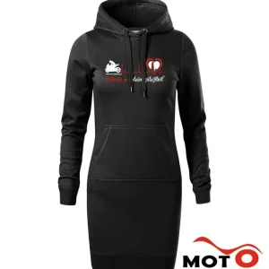 Šaty Motorka je Srdeční Záležitost ® Černé Autentický