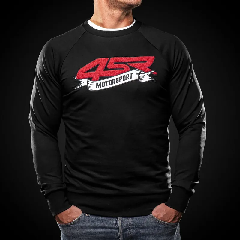 Víkendová Akce Pánská mikina 4SR Motorsport Flag Black