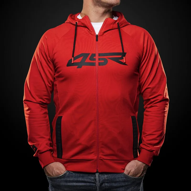 Pánská mikina 4SR Logo Zip Red Akce