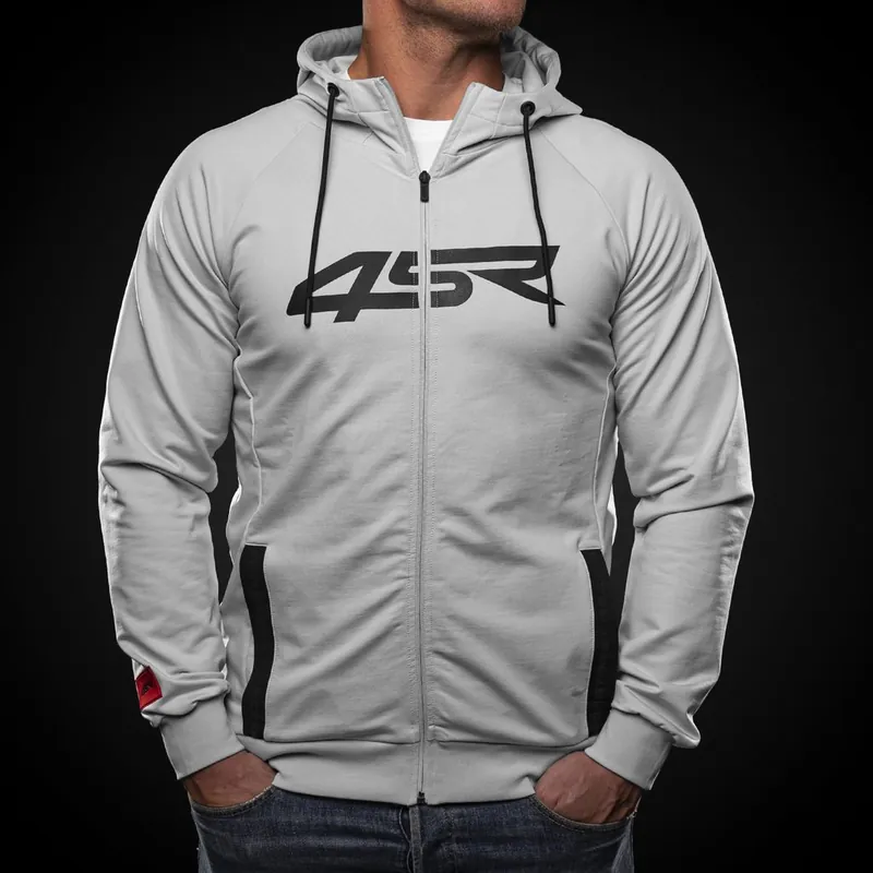 Pánská mikina 4SR Logo Zip Grey Akční Nabídka