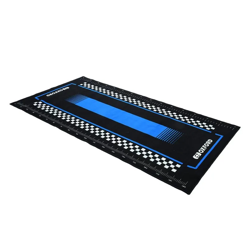 Odeslání Ihned TEXTILNÍ KOBEREC POD MOTOCYKL PITLANE SUZUKI BLUE L, OXFORD (SVĚTLE MODRÁ/ČERNÁ, ROZMĚR 200 X 100 CM, SPLŇUJÍCÍ PŘEDPISY FIM)