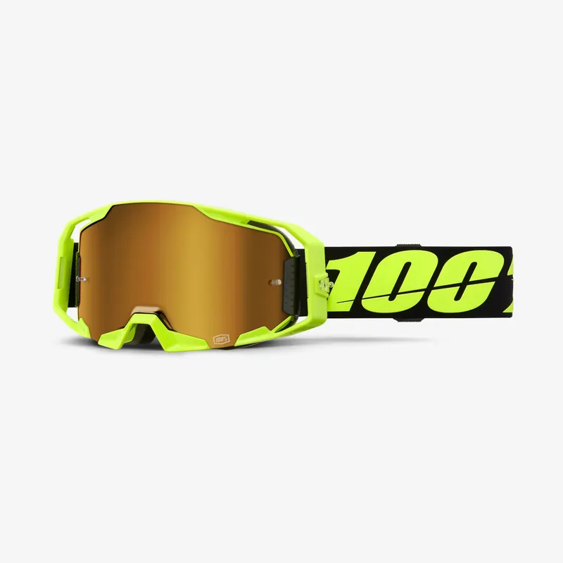 100 % BRÝLE ARMATIC NEON YELLOW - ZRCADLOVÝ ZORNÍK TRUE GOLD FLUO YELLOW/BLACK GLASS MIRROR LENS Časově Omezené