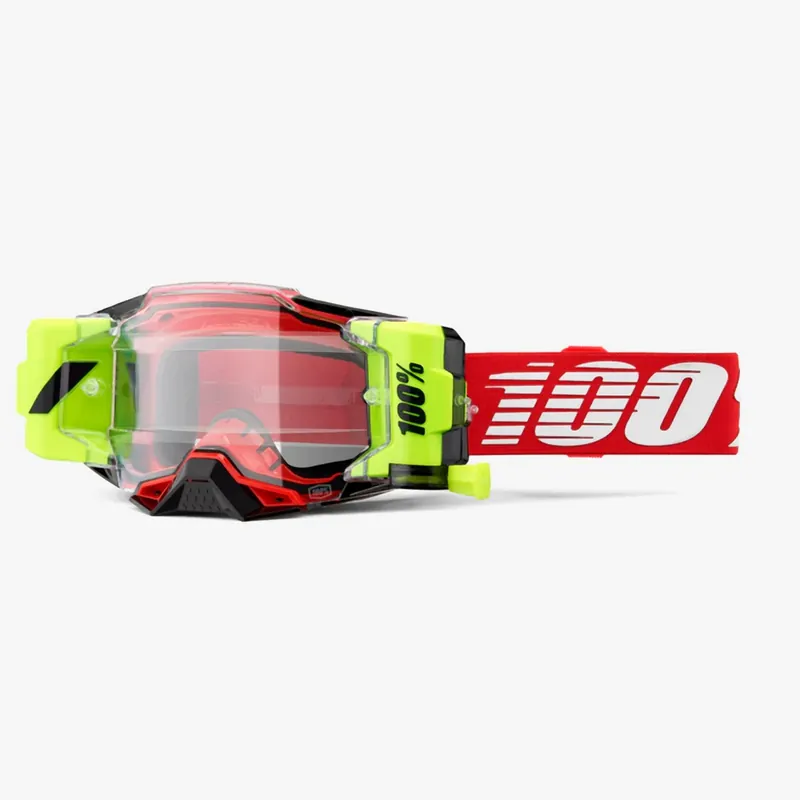 100 % BRÝLE ARMEGA FORECAST ROLL-OFF RED - ČERVENÁ/BÍLÁ/FLUO ŽLUTÁ Pouze Dnes